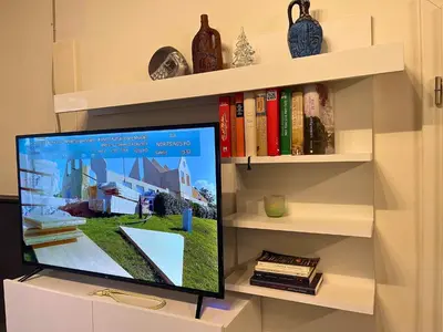 TV/Unterhaltungsangebot in der Unterkunft Apartment in Pellingen near Trier Sites