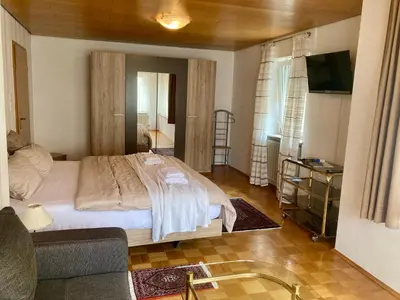 Ein Bett oder Betten in einem Zimmer der Unterkunft Ferienhaus Gramm