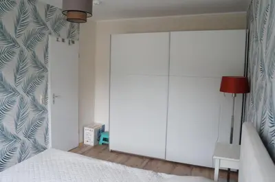 Ein Bett oder Betten in einem Zimmer der Unterkunft 2-Zi Wohnung in Bad Kreuznach