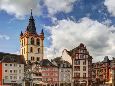 Ein allgemeiner Blick auf Pellingen oder ein Stadtblick von der Ferienwohnung aus