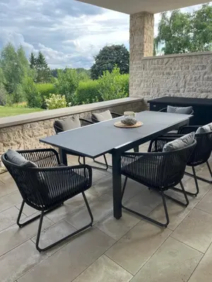 Ein Patio oder anderer Außenbereich in der Unterkunft Eifelfinca