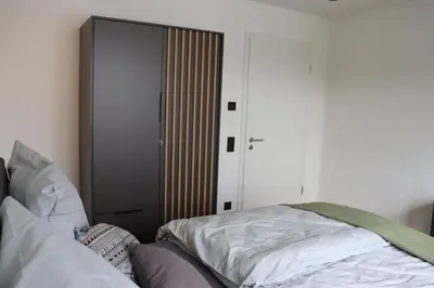 Ein Bett oder Betten in einem Zimmer der Unterkunft Eifelfinca