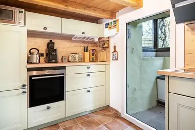 Küche/Küchenzeile in der Unterkunft Ferienhaus Auf dem Knapp