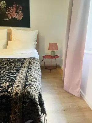 Ein Bett oder Betten in einem Zimmer der Unterkunft Naturerlebnis direkt am Traumpfad