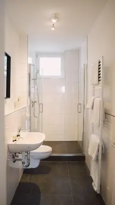 Ein Badezimmer in der Unterkunft Stilvolles Apartment für 4 Gäste