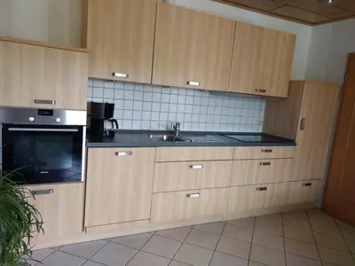 Küche/Küchenzeile in der Unterkunft Ferienwohnung am Ernstberg
