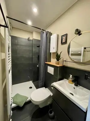 Ein Badezimmer in der Unterkunft Loreley - Panorama Suite mit Penthouse-Feeling