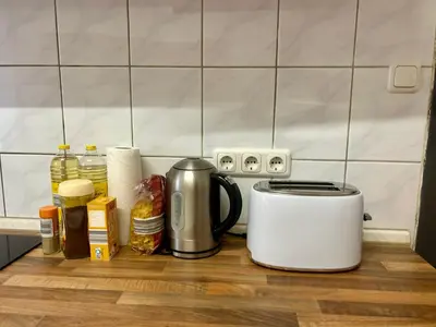 Kaffee-/Teezubehör in der Unterkunft Ferienwohnung Kinheim an der Mosel