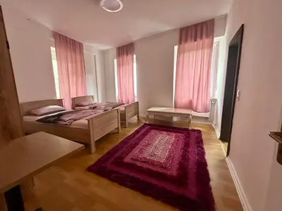 Ein Bett oder Betten in einem Zimmer der Unterkunft Ferienwohnung Kinheim an der Mosel
