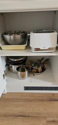 Küche/Küchenzeile in der Unterkunft Ferienwohnung Belle