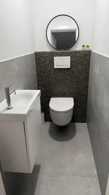 Ein Badezimmer in der Unterkunft Gemütliche Ferienwohnung am Teufelsloch Altenahr Altenburg für bis zu 6 Personen