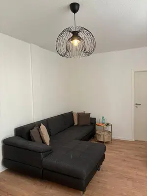Ein Sitzbereich in der Unterkunft Rheingoldnest
