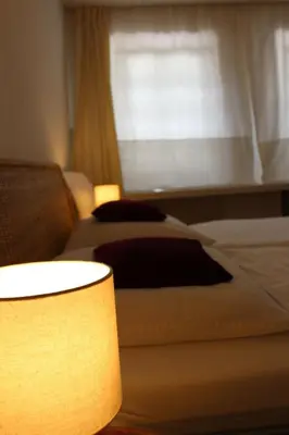 Ein Bett oder Betten in einem Zimmer der Unterkunft Gemütliche Oase