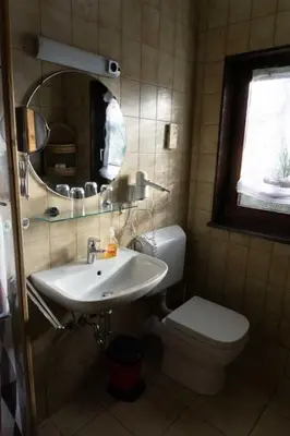 Ein Badezimmer in der Unterkunft Haus Waldfrieden OG
