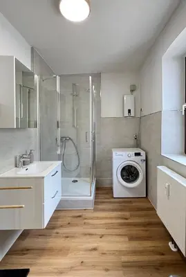 Ein Badezimmer in der Unterkunft Privatzimmer in Apartment Brunnenstraße Braubach