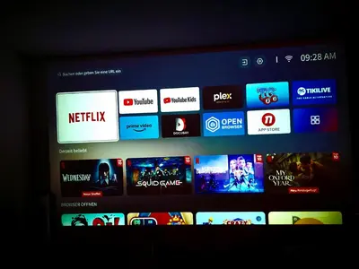 TV/Unterhaltungsangebot in der Unterkunft BAT Home Solutions Trierweiler - alles was ein Hotel nicht bietet - 80 qm, 3 Zimmer, 5 Personen, Terrasse, BBQ und Kino