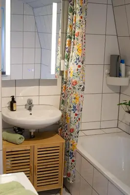 Ein Badezimmer in der Unterkunft Ferienhaus 