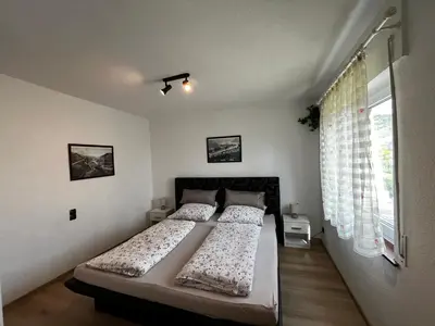 Ein Bett oder Betten in einem Zimmer der Unterkunft Haus Ehrenfels