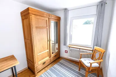 Ein Sitzbereich in der Unterkunft Ferienhaus Franziska