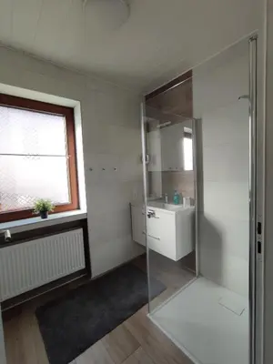 Ein Badezimmer in der Unterkunft Ferienwohnungen Klaus u. Bärbel