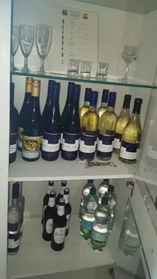 Getränke in der Unterkunft Ferienwohnungen Klaus u. Bärbel