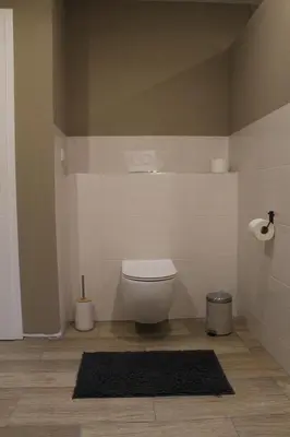 Ein Badezimmer in der Unterkunft Blick zur Heide