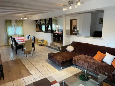 Ein Sitzbereich in der Unterkunft Ferienwohnung I&I
