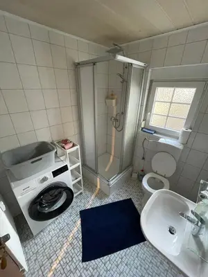 Ein Badezimmer in der Unterkunft Ferienwohnung I&I