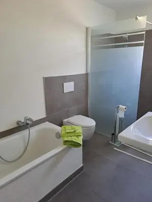 Ein Badezimmer in der Unterkunft FeWo-Hunsrückhöhe