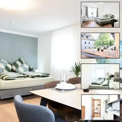 2 Schlafzimmer Wohnung mit Balkon und privatem Stellplatz unmittelbar an der Mosel für bis zu 8 Gäste