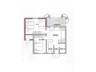 Grundriss der Unterkunft Holiday home in Daun with swimming pool