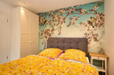 Ein Bett oder Betten in einem Zimmer der Unterkunft Luxus Studio 10 Min zur Porta Nigra inkl Parkplatz