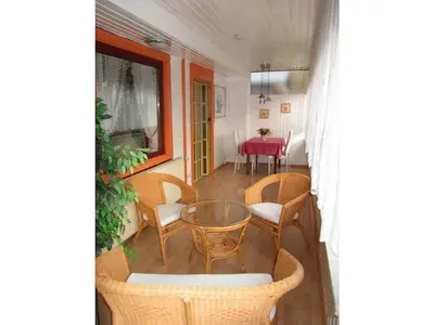 Grundriss der Unterkunft Wooden holiday home with winter garden
