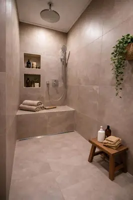 Ein Badezimmer in der Unterkunft Ferienhaus Loreleyresidenz Kestert