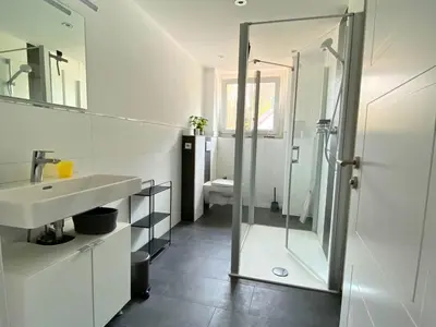 Ein Badezimmer in der Unterkunft Dreamy roof terrace Eifelglück