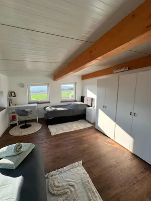 Küche/Küchenzeile in der Unterkunft Monteurzimmer in Plaidt 6 Personen mit 4 Schlafzimmer