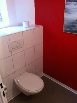 Ein Badezimmer in der Unterkunft Gästehaus Koblenz