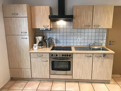 Küche/Küchenzeile in der Unterkunft One-bedroom apartment