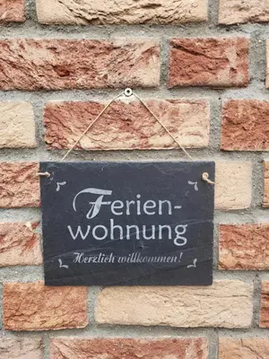 Ein Zertifikat, Auszeichnung, Logo oder anderes Dokument, das in der Unterkunft Ferienwohnung Pommerbachquelle ausgestellt ist