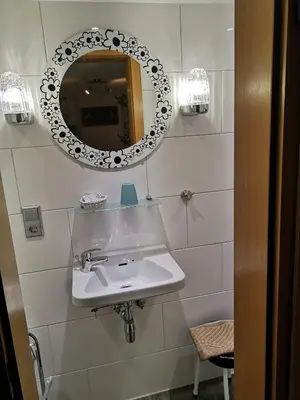 Ein Badezimmer in der Unterkunft Gästehaus Spies