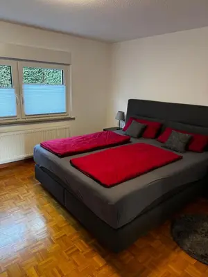 Ein Bett oder Betten in einem Zimmer der Unterkunft Ferienwohnung Merllorca 1 OG