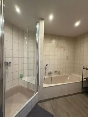 Ein Badezimmer in der Unterkunft Ferienwohnung Wood