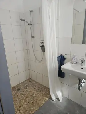 Ein Badezimmer in der Unterkunft EifelFerienscheune