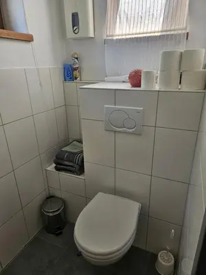 Ein Badezimmer in der Unterkunft EifelFerienscheune