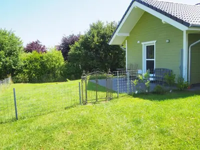 Ein Garten an der Unterkunft Ferienwohnung Muskan