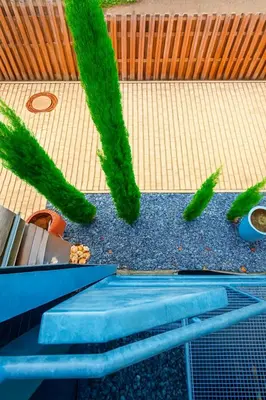 Grundriss der Unterkunft Luxury Amour Suite Modern Design mit Terrasse