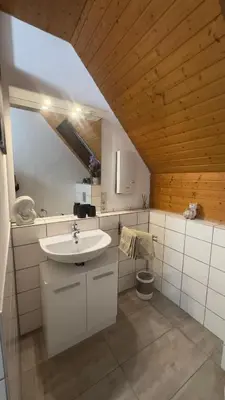 Ein Badezimmer in der Unterkunft HTS Mosel Apartment Wanderlust Bernkastel Andel