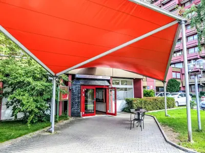Das Gebäude in dem sich die Ferienwohnung befindet