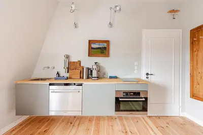 Küche/Küchenzeile in der Unterkunft Design Apartment III Minimalus Koblenz