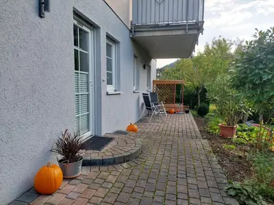 Ein Garten an der Unterkunft Vinum 36